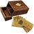Kartique Combo deal of Golden Playing Cards  Hand Made Wooden Box