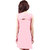 Klick2Style Pink Plain A Line Dress For Women