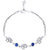 Shiyara Jewells Sterling Silver Charming Peacock Bracelet With CZ Stones For Women(BR00507)