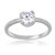 Shiyara Jewells Sterling Silver Simply Sweet Ring With CZ Stones For Women(FR00073)