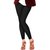 Oviaa Womens Black Colour Ankle Length Cotton Leggings (Pack of Two).