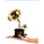 Mini GRAMOPHONE IN COMBINATION OF BRASS AND WOOD