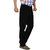 Wrangler Men's Black Comfort Fit Casual Trousers