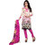 Khoobee Presents Cotton Dress Material(Multi,Pink)