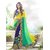 Online Fayda Multicolor Georgette Embroidered Saree With Blouse