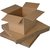 Hitech Packers Brown Corrugated Boxes (151515cm) Pack of 5