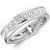 RM Jewellers CZ 92.5 Sterling Silver American Diamond Princess Stylish Ring For Women