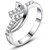RM Jewellers CZ 92.5 Sterling Silver American Diamond Lovely Awesome Ring For Women