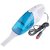 High Power 12V Portable Car Wet And Dry Hand-Held Vacuum Cleaner (Blue, White)