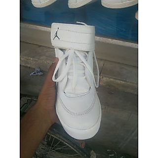 JORDEN White High Ankle Shoes For Men