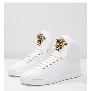 versace shoes men white