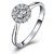 RM Jewellers CZ 92.5 Sterling Silver American Diamond Lovely Glorious Ring For Women