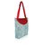Pick Pocket Accrue Blue And Red Tote With Semicircle