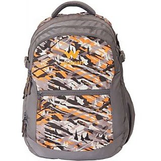 wildcraft backpack camo 4 orange