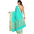 Parchayee Green Silk Plain Saree With Blouse