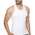 Pack of 6 Mens Vests-Super Fine knitted cotton-White