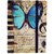 Craft Play Special Binding Butterfly Print Regular Diary Hand Sewn (Multcolor)