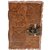 Craft Play Leather With Owl Emboss Regular Diary Hand Sewn (Tan)
