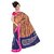 Combo of 3 Multicolor Bhagalpuri Silk Printed Festive Saree/Sari
