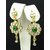 Jewels Kafe Gold Plated Kundan Earrings Set