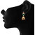 Om Jewells Traditional Ethnic Red Green Jhumki Earrings with Crystals stones for Women ER1000003