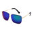 SunglassesAmaze Unisex Mirrored Rectangular In Full Metal Frame  Uv Protection Am1849-C02