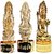 Gold Plated Ganesh Laxmi Shiva  Idols - 2.7 Inches