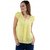 Klick2Style Box Pleated Top Yellow TOP2031-Ylw
