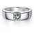 RM Jewellers CZ 92.5 Sterling Silver American Diamond Stylish Ring For Women
