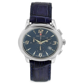 Swiss Military Elegant Unisex Blue Chronograph Swiss Movement Watch
