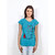 Indistar Girls Cotton Blue Top (31003-IW)