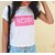 summer fashion cotton t-shirt for women short/crop length basic-pataka