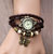 New Rocking Vintage Bracelet Watch For Ladies With Genuine Leather Strap Co