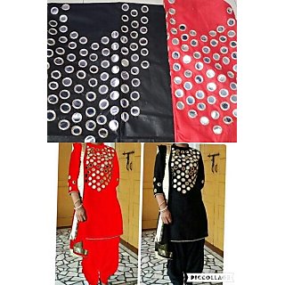 Mirror work churidar materials online top