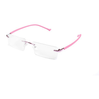 Buy St Pink Rimless Frame For Mens And Womens-Stfrm059 Online @ ₹399 ...