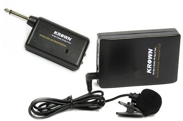 Buy Krown Economical Series Tie Collar Wireless Microphone System