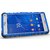 Heartly Flip Kick Stand Spider Hard Dual Rugged Armor Hybrid Bumper Back Case Cover For Sony Xperia Z4 Compact Mini - Power Blue