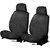Speedwav Front Seats T13 Sweat Control Towel Seat Covers Set of 2 Black-Maruti Car 800