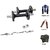 RMC  Cast Iron HOME GYM SET (20 kg Cast iron plates +1 pair dumbel rod + free gloves +free skiping rope + 3ft ez curl BAR + Locks)