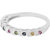925 Sterling Silver Multi Tourmaline Ring by Allure Jewellery