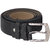 Fashno Mens Formal Leatherite Black Belt (Length-48 inch and Width-1.5 inch)