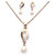 Nisa Pearls White Coloured Gold Plated Necklace (Design 39)