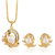 Nisa Pearls White Coloured Gold Plated Necklace (Design 21)