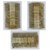 Prakrita Handicraft Both Side Wide  Fine Louse Comb Made of Neem wood (Pack of 3)