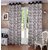 Lushomes Geometric Printed Cotton Curtains for Door (Single Pc)