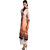 Basil Leaf Straight Off White Crepe Floral Printed Kurti For Women