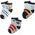 Wonderkids 3 Piece Printed Baby Socks - Multicolor 3 to 12 Months