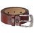 Fashno Combo of Brown Formal Leather belt and Bi- Fold Leather Wallet(FC-115)