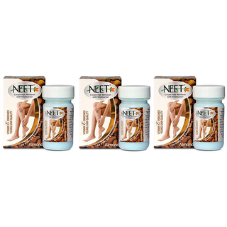Buy 120 gm. NEET - SILK and FRESH HAIR REMOVAL CREAM ALMONDS 3 PIECES ...