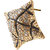 Urthn Alloy Golden Contemporary Danglers Earrings - 1306704
